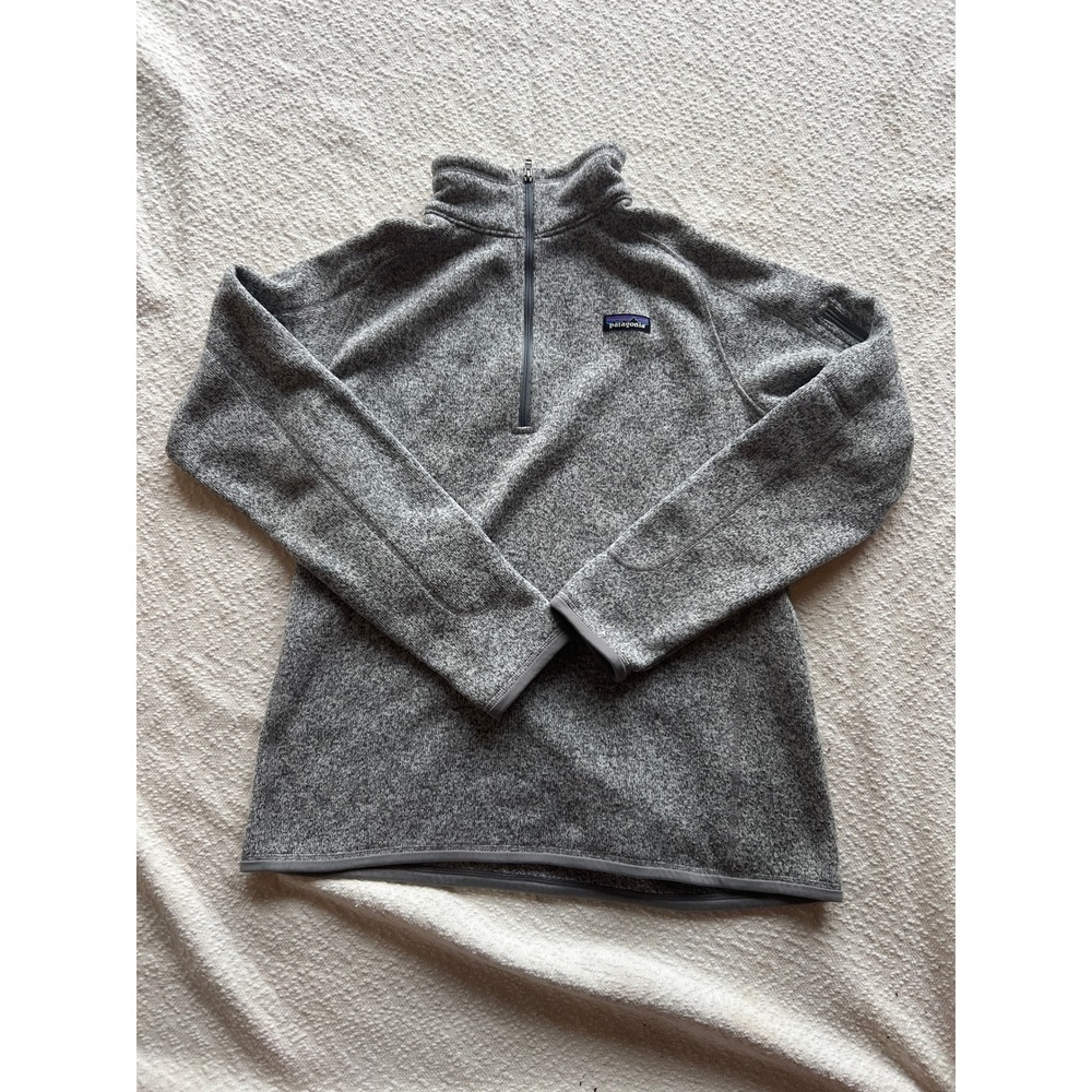 Patagonia Better Sweater 1/4 Zip Fleece Pullover Gray Heather XL Extra Large